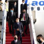 Menteri Luar Negeri Laos Saleumxay Kommasith Tiba di Indonesia