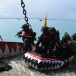 Tiga Kapal Perang Reembarkasi Sukses Berlabuh di perairan Dabo Singkep