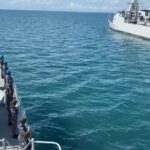 Dua Kapal Perang Satkor Koarmada II Laksanakan Pengamanan Di Perairan Ambalat