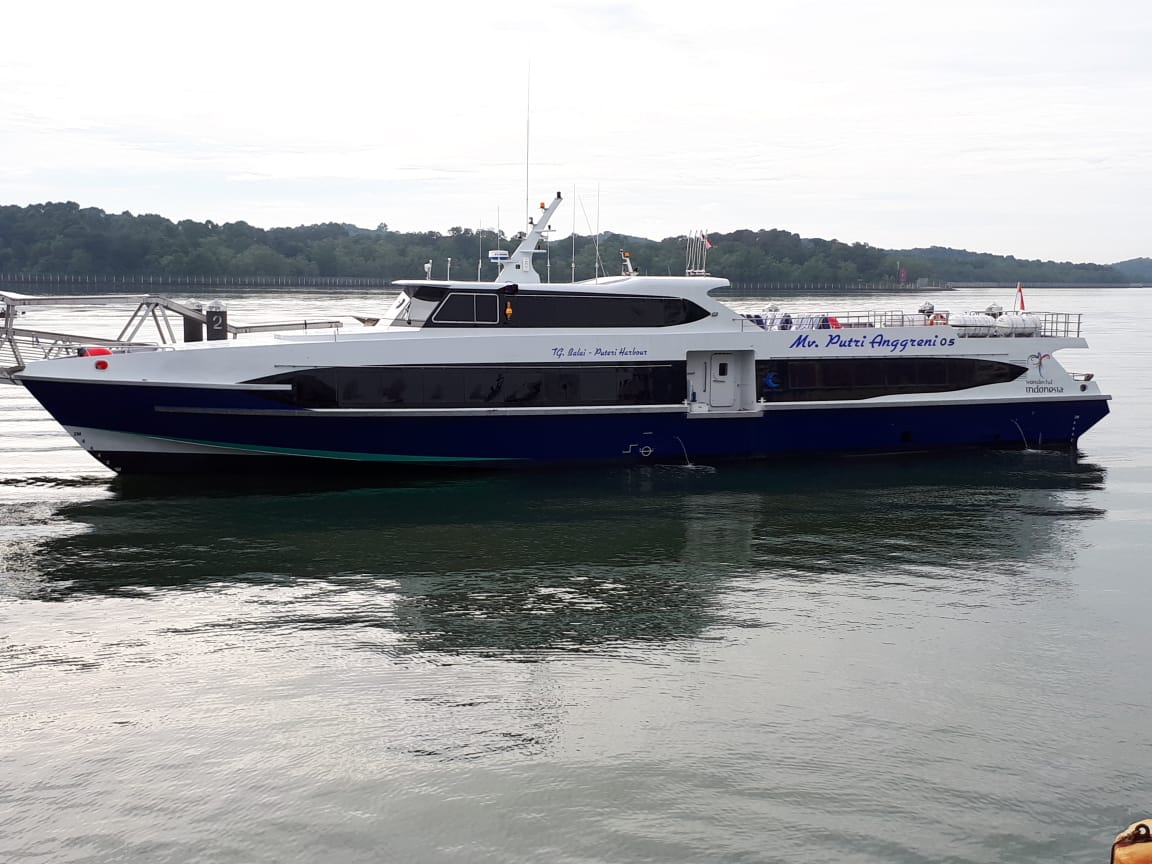 Jum’at, MV Putri Anggreni Kembali Berlayar ke Anambas