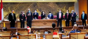 Aziz Syamsudin, Wakil Ketua DPR Ucapan Selamat Anggota Lembaga Pengembangan Jasa Konstruksi 2021-2024