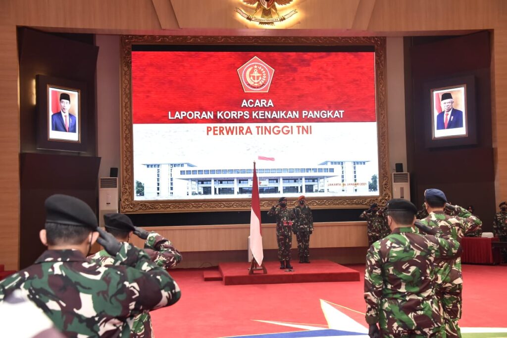 Panglima TNI Terima Laporan Kenaikan Pangkat Pati TNI, Ini Daftar Namanya