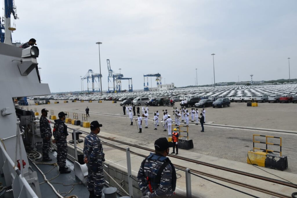 KRI Bung Tomo-357 Dilepas Dubes RI di Sri Lanka Menuju Multinational Exercise AMAN-21
