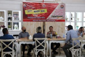 Kapolda Banten gelar “Yuk Ngopi Wae” Dengan Pimpinan Media Cetak