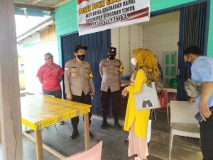 Kapolsek Bunguran Timur Pantau Pembentukan PPKM Wilayah Kelurahan Ranai Kota