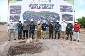Pembangunan Taman Bermain Masyarakat Pulau Dompak Bersama SKK MIGAS, MEDCO E&P Dan POI