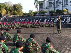 Prajurit Terjerat Kasus Narkoba Sangsi Pecat, Inilah Materi Penyuluhan Hukum Lantamal IV