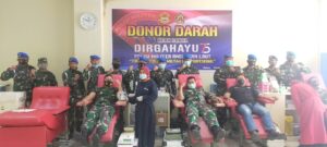 Sambut Hut Pomal 75, Denpom Lanal Batam Donorkan Darah Untuk Rakyat
