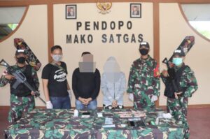 Sweeping Kendaraan, TNI Berhasil Amankan Pelaku Pembawa Narkoba