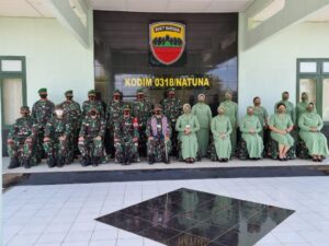 Dandim 0318 Sambut Kunjungan Kerja Mayjen TNI Hassanudin ke Natuna