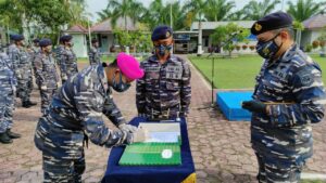 Danlanal Tanjung Balai Asahan Pimpin Pengukuhan Posal, Posmat dan Patkamla