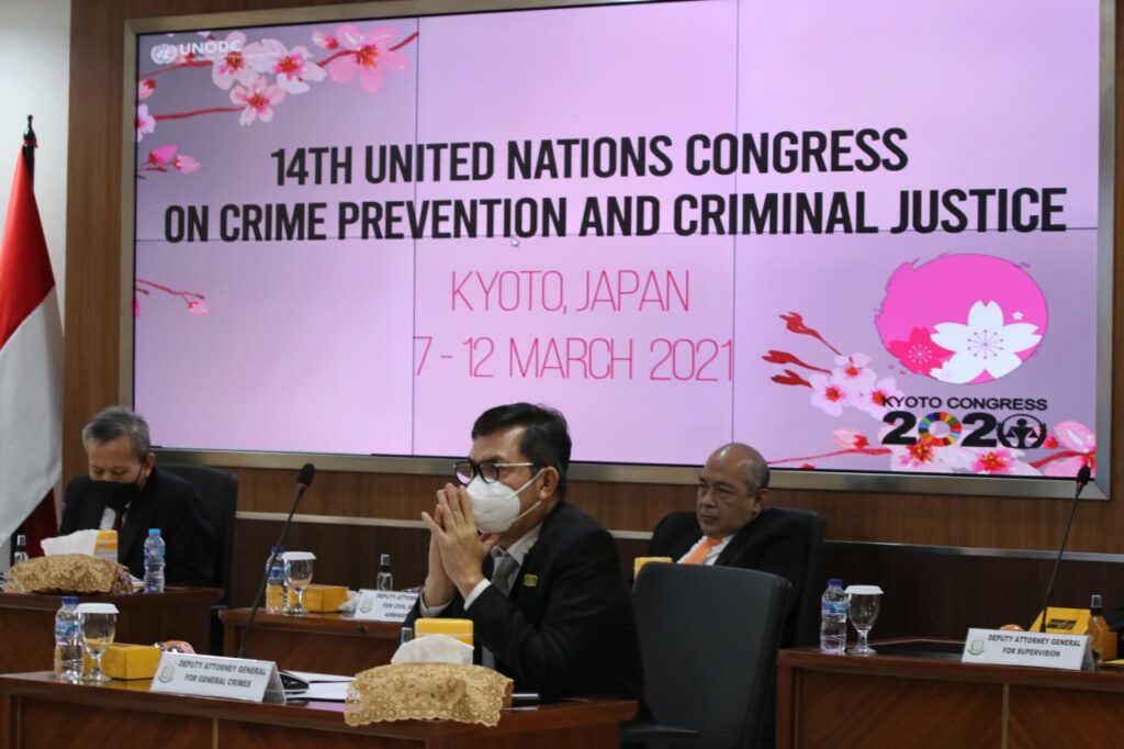 Jaksa Agung Hadiri “The 14th United Nations Congress on Crime Prevention and Criminal Justice
