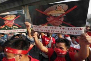 Dampak Kudeta Kondisi Myanmar Semakin Kacau, Gelombang Warga Tinggalkan Kampung
