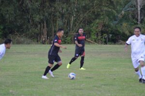 Kapolda Kepri Cetak Gol Liga Persahabatan Polisi Di Pulau Natuna