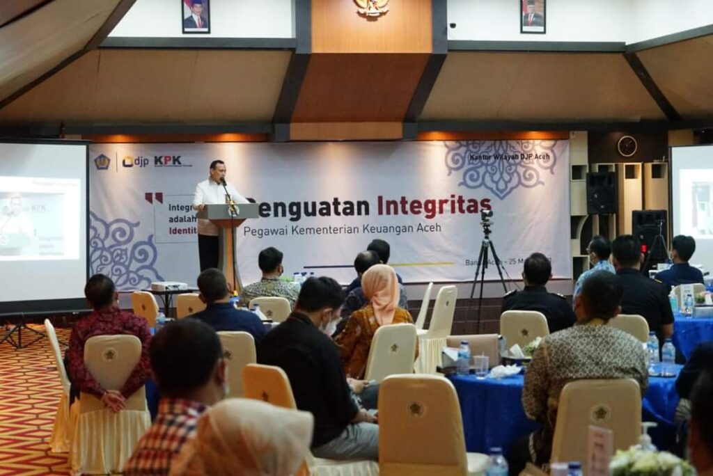 Ketua KPK Firli Bahuri Selalu ingatkan jajaran Kemenkeu jaga integritas
