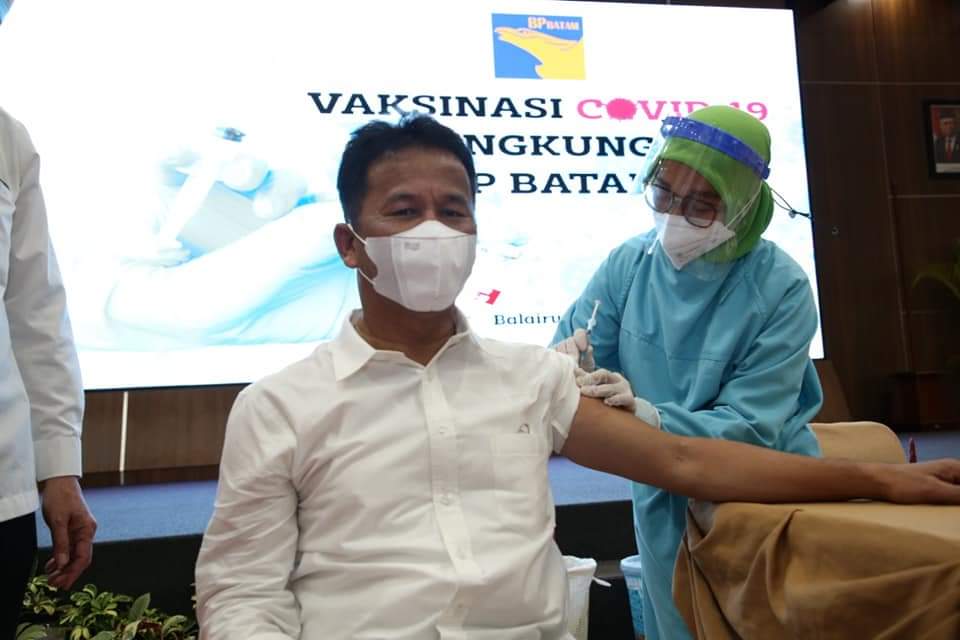 Usai Divaksin Covid-19, Wako Batam: Kita doakan Bersama Ekonomi Kembali Pulih