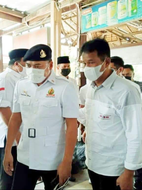 Silaturahmi dengan Perpat, Rudi Beri Sinyal Siap Maju Gubernur 2024
