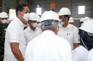 Walikota Batam Rudi Dampingi Menko Marves Luhut B Pandjaitan Resmikan Pabrik Pengolahan Limbah