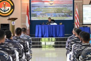 Kaskoarmada 1 Pimpin Rapat Kaji Ulang  Latopshantai Koarmada 1