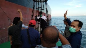 Bakamla RI Pantau MT Horse dan MT Freya Keluar Pelabuhan Batam Wilayah Indonesia