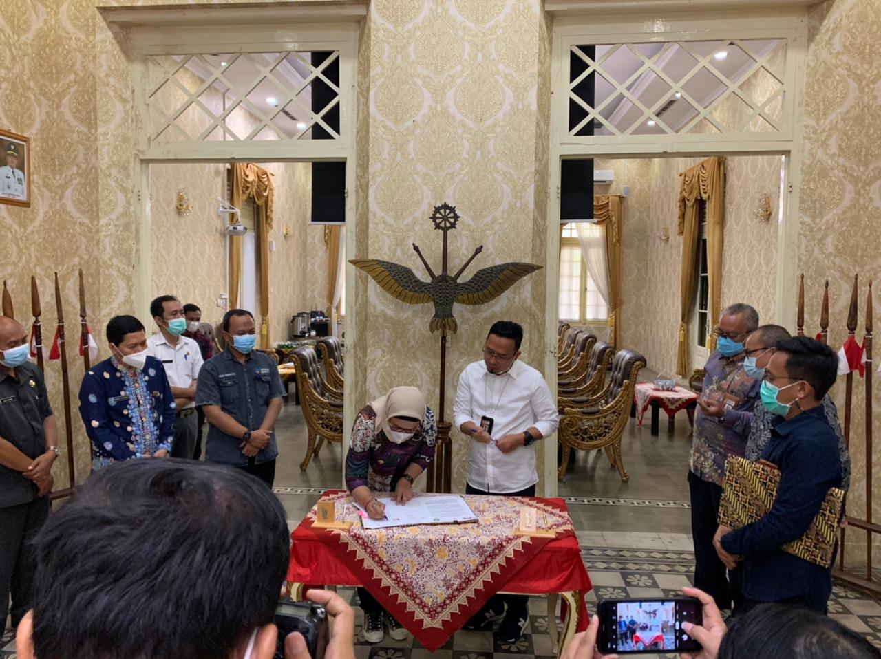 Bangunan bekas RS Reysa tersebut rencananya dijadikan tempat karantina bagi pasien positif Covid-19