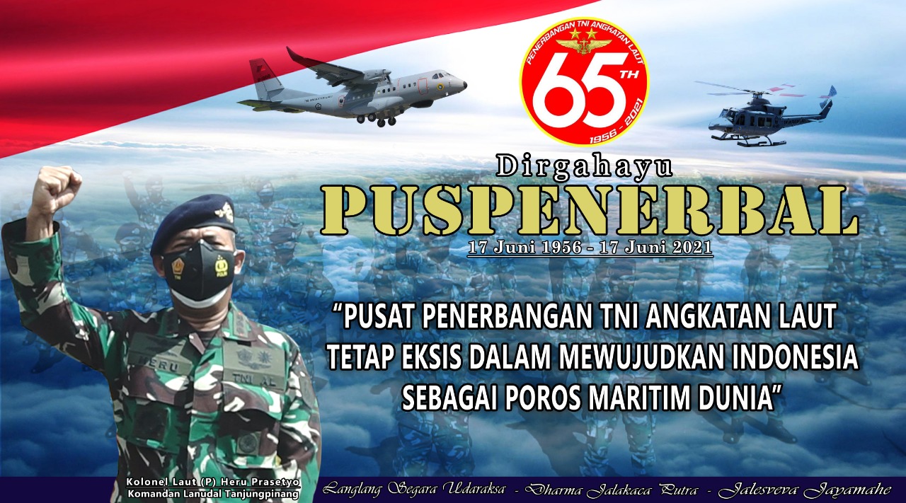 DIRGAHAYU PUSPENERBAL KE-65 TURUT DIMERIAHKAN OLEH LANUDAL TANJUNGPINANG