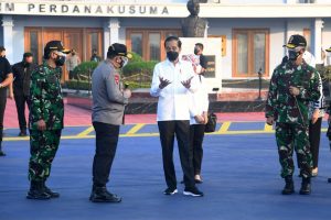 Jokowi Tinjau Infrastruktur dan Vaksinasi Massal Jateng