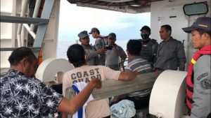 Kapal Nyaris Tengelam Akhirnya KN. Pulau Nipah Berhasil Selamatkan Nyawa Nelayan