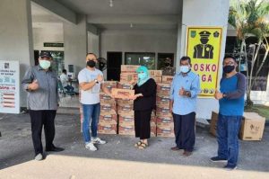 PT Wings Salurkan Bantuan Bagi Pasien Covid 19 Kota Batam
