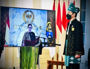 Peringatan Hari Lahir Pancasila Presiden Jokowi Pakai Baju Tanah Bumbu