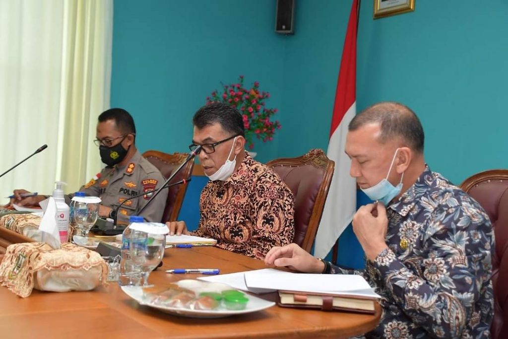 Bupati Natuna Sosialisasi PPKM Bagi Pelaku Usaha Mikro dan Masyarakat