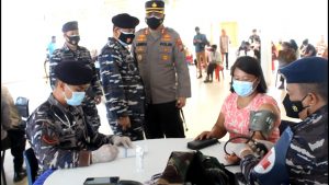 TNI AL Dabo Singkep Kembali Adakan Serbuan Vaksinasi Dosis Ke 2