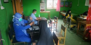 MTsN 2 Natuna Laksanakan Vaksinasi Covid-19