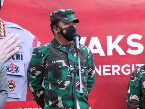 Panglima TNI: Wujudkan Indonesia Bebas Pandemi Covid-19 Perlu Sinergitas TNI-Polri