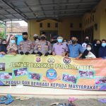 Tak Kenal Lelah, Polda Banten Peduli Warga Salurkan Paket Sembako