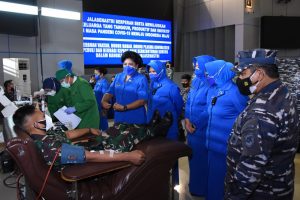Organisasi Istri Prajurit TNI AL, Jalasenastri Gelar Donor Plasma Konvalesen