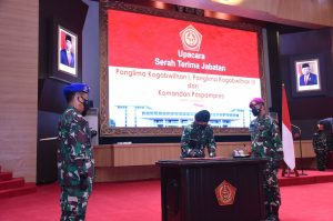 Panglima TNI Pimpin Sertijab Pangkogabwilhan I dan III serta Danpaspampres