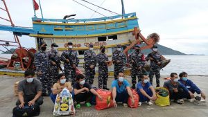 Kembali TNI AL Ranai Natuna Terima 1 Kapal Ikan Asing Vietnam