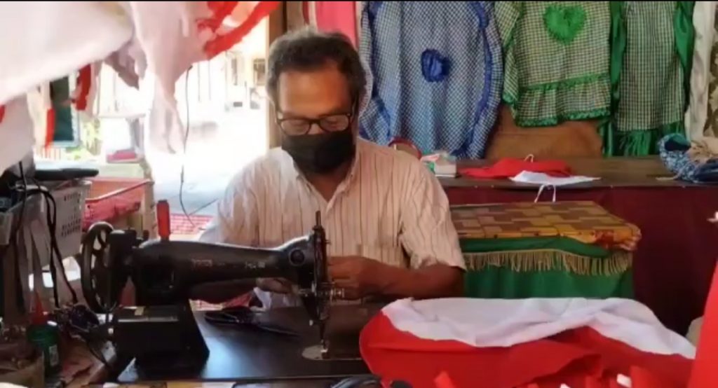 News Video: Kondisi Jelang Hut RI Ke 76 Omset Penjahit Bendera Di Lingga Menurun