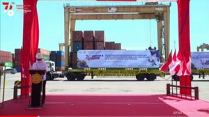 Presiden Jokowi Lepas Produk Pertanian, 17 Pintu Merdeka Ekspor Satunya Di Kota Batam