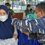 TNI AL Buka Layanan  Vaksinasi Covid-19 di Balai Pengobatan Lanal Dumai