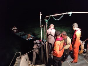 SPPKL Tual Berhasil Temukan Longboat di Perairan Pulau Dua
