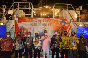 Cocktail Party KRI Bima Suci di Pulau Morotai