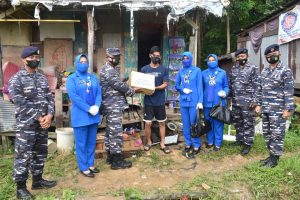 TNI AL Lanal Sangatta Gelar Serbuan Vaksin Dan Baksos Dalam Rangka HUT Ke-76 TNI AL