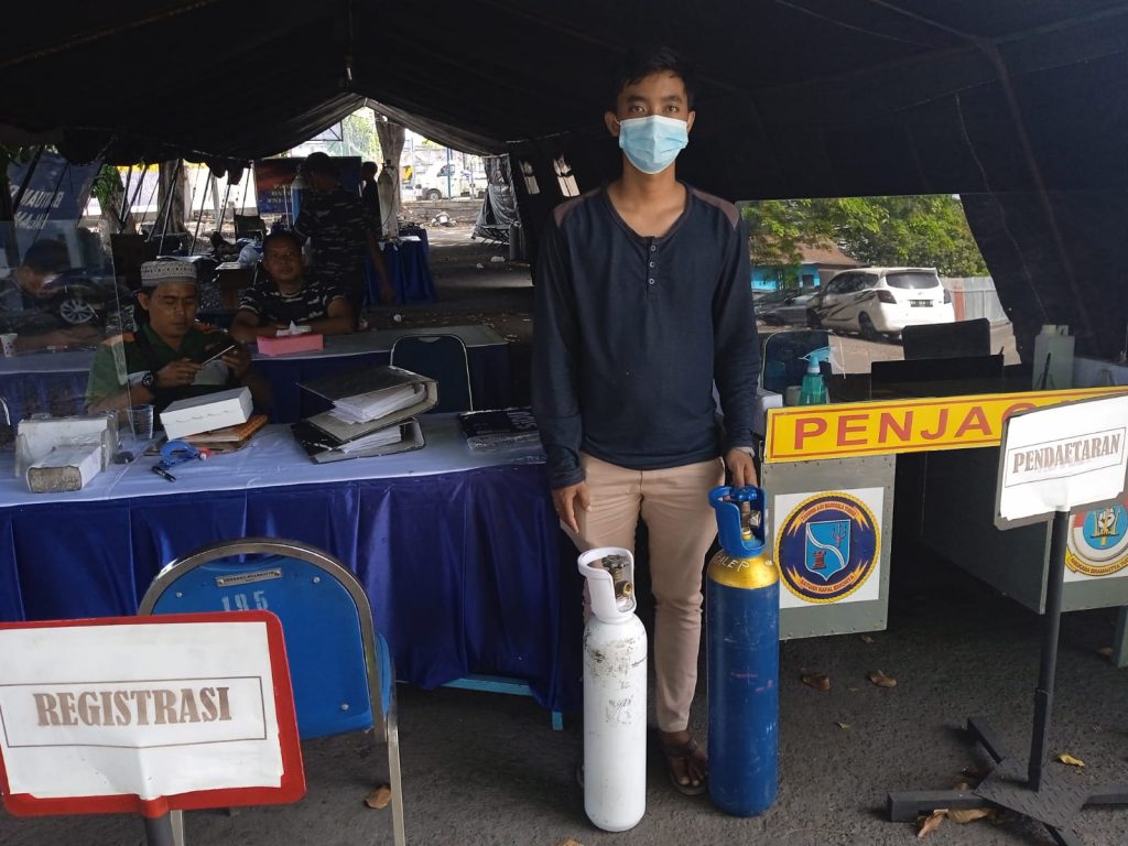 Satgas Oksigen Darurat Koarmada II tetap siaga Meskipun Permintaan Kian Menurun