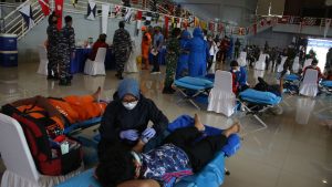 TNI AL Kumpulkan 337 Kantong darah untuk PMI DKI  pada Donor Darah Sambut HUT ke-76