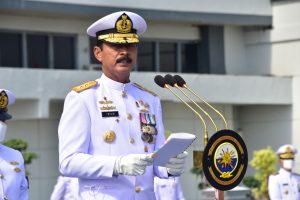 Panglima Koarmada II Pimpin Upacara Peringatan HUT Ke-76 TNI Angkatan Laut
