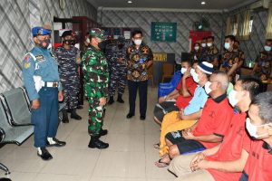 Kembali TNI AL Vaksin Warga Binaan Lapas Kelas I Labuhan Deli Belawan