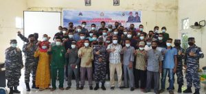 Lanal Tarempa Gelar Pelatihan Ketahanan Pangan Di Kampung Bahari Nusantara