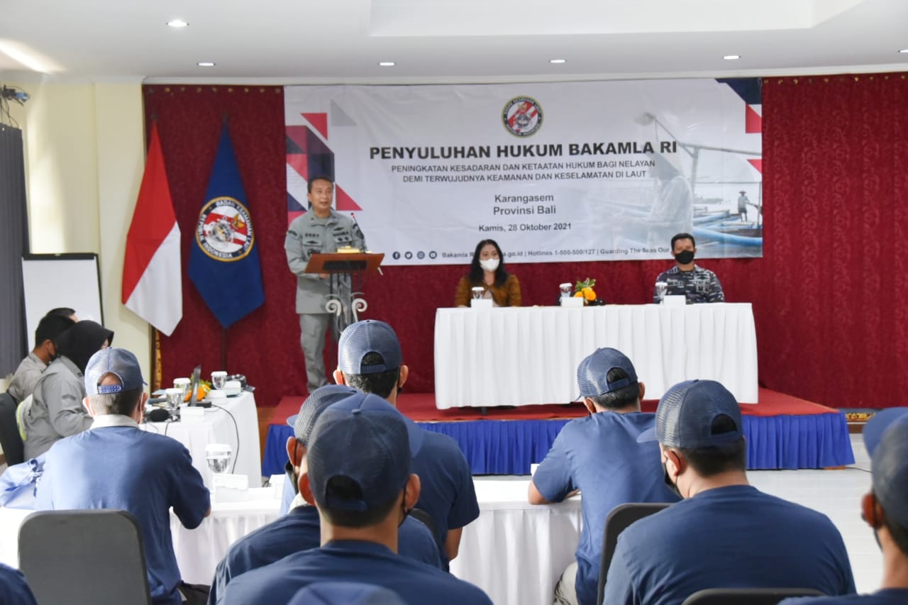Direktorat Hukum Badan Keamanan Laut Republik Indonesia (Bakamla RI) melaksanakan kegiatan penyuluhan hukum laut bagi 30 Rapala